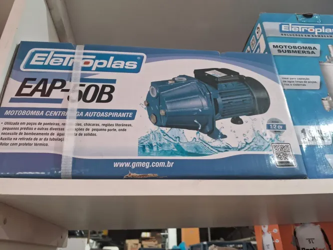 Bomba  d  água 1.2 cav  eletroplas 