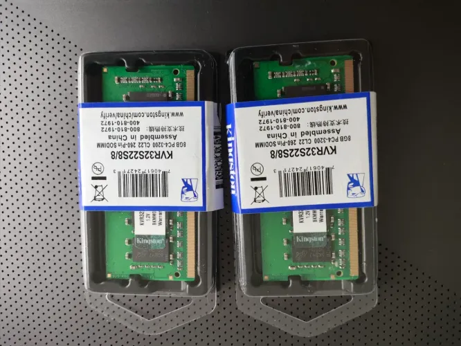 Memória notebook ddr4 3200 8gb Kingston nova