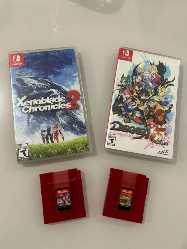 Jogos para Switch - Zelda BOTW, Mario Kart, Xenoblade 2 e Disgaea 5