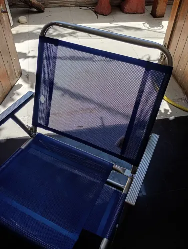 Cadeira de Praia suporta até 180 kg