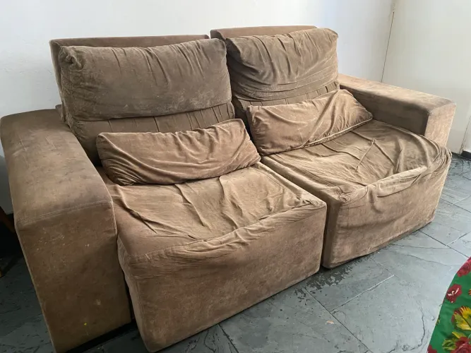 Sofá cama retrátil para reformar 