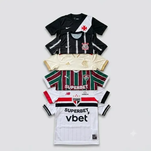 Camisas de time Nacionais e internacionais