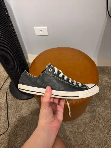 Converse All star preto couro