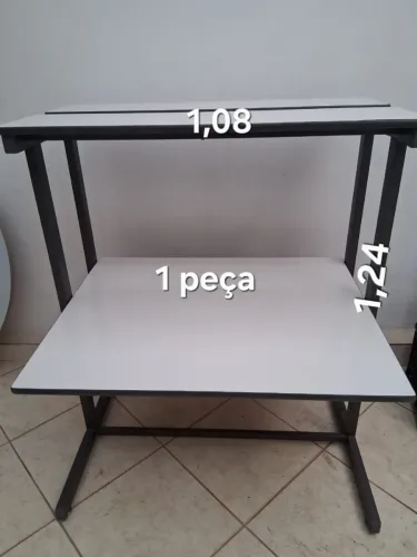 Mesa escritório para computador e impressora