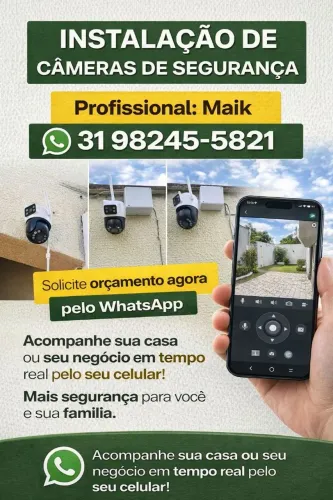 MANUTENÇÃO E INSTALAÇÃO DE CÂMERAS