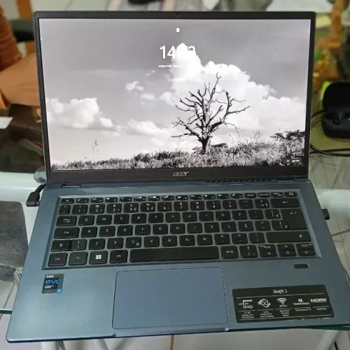 Notebook ACER 14'' intel EVO i5/11ger - 16GB/512GB alumínio perfeito - alta performance