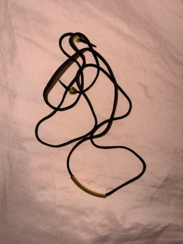  Chocker Cordão Preto 