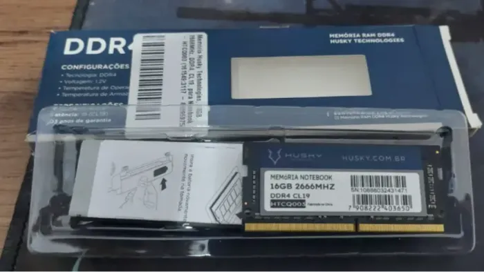 Memória Para Notebook Husky 16gb 2666mhz Ddr4 Cl19