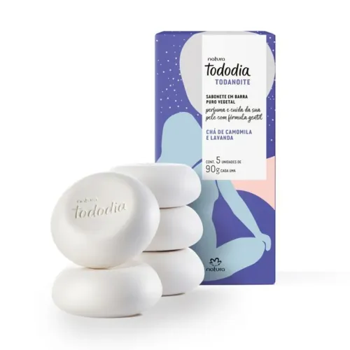 Sabonetes Tododia de Chá de Camomila e Lavanda