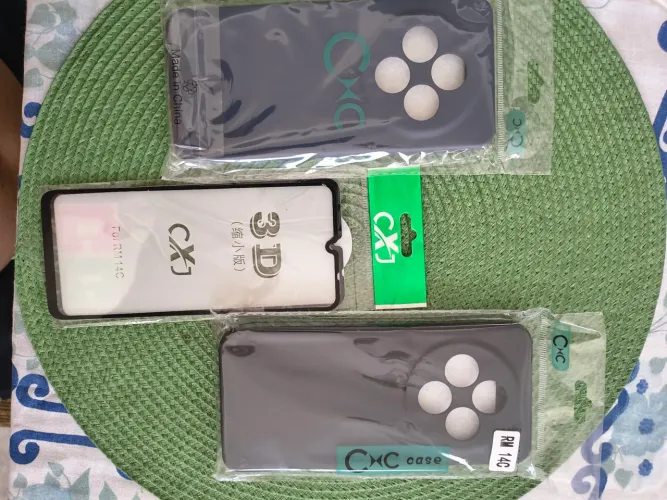2 Capas + 1 película para Realme 14C
