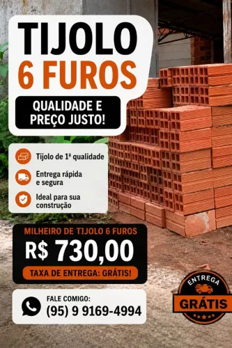 TIJOLÃO 6 furos