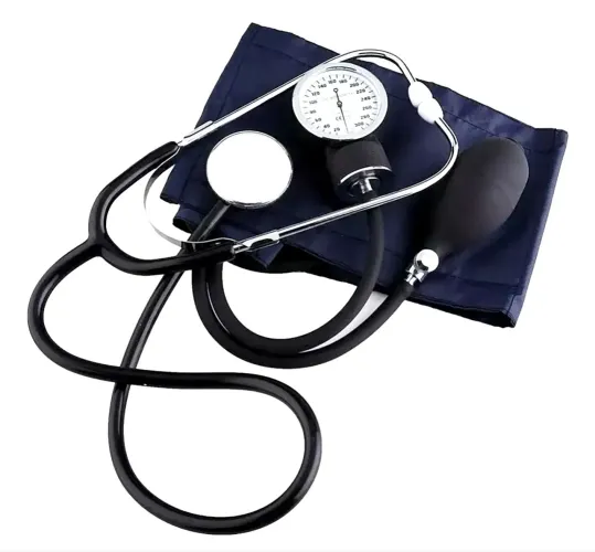 Kit Esfigmomanômetro + Estetoscópio Medidor Pressão Arterial