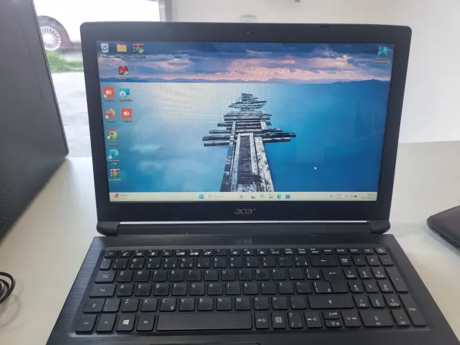 Notebook Acer Aspire i3 12GB de memória NVME256GB +1HD de 500Gb. Tela 15,6. Bateria nova
