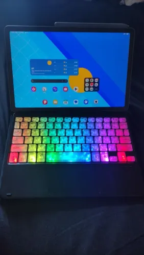 Samsung Galaxy Tab S9 FE 128GB + S Pen + Capa + Teclado<br>