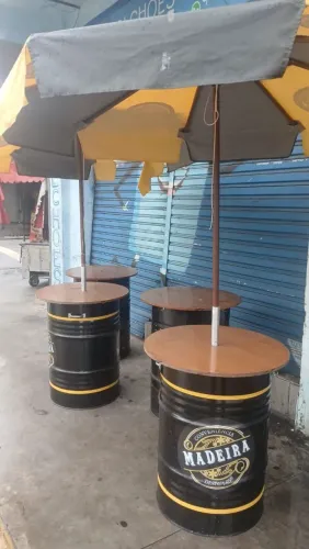 Kit tambores e ombrelone