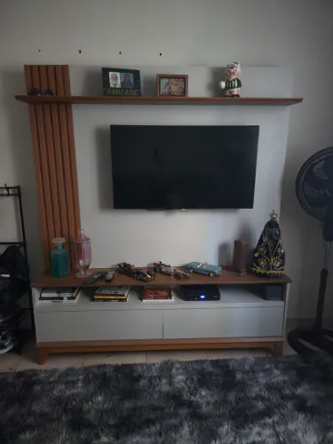 rack com painel ripado