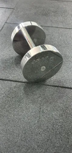 Halter 12kgs em aço Inox 304 Polido Premium