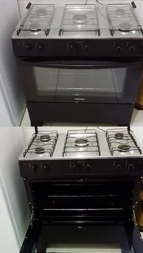 Vendo fogão 5 bocas, elétrico, funcionando tudo,em ótimo estado.