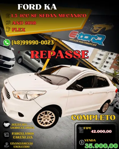 Ford KA+ Sedan 1.5 16V Flex 4P 2018