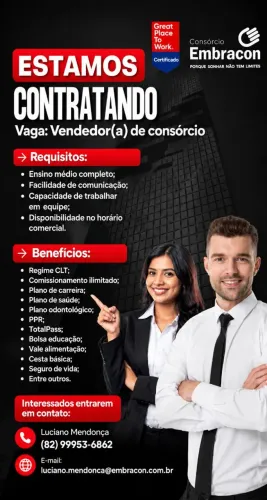 Vendedor de Consórcio