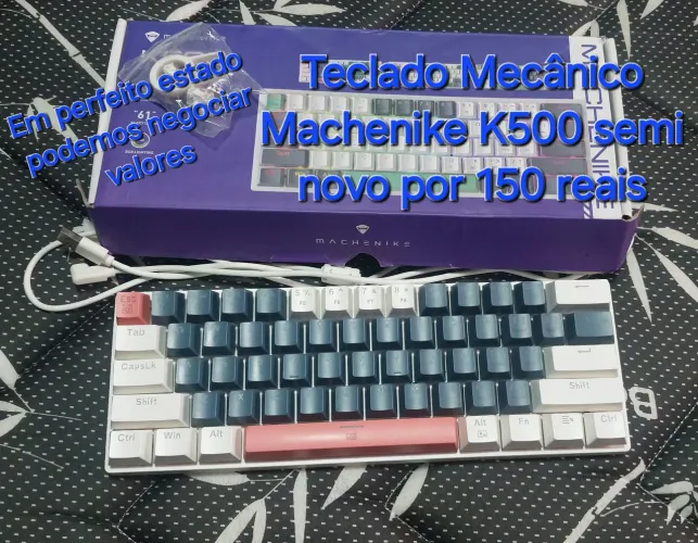 Teclado Mecânico Machenike K500 60% ABNT
