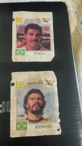 Figurinhas da copa de 86