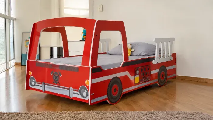 CAMA INFANTIL BOMBEIRO ( não acompanha o colchão)
