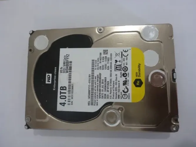 Hd Wd Enterprise 4tb, Wd4000fyyz, 3.5, Sata, 7.2k, 6gbps