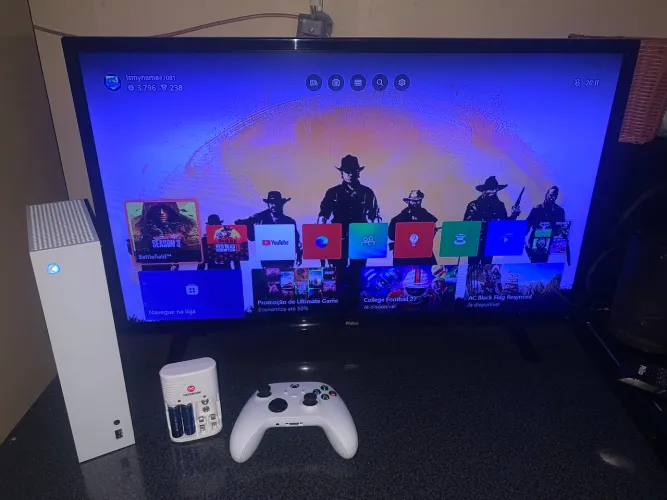 VENDO XBOX SÉRIES S COM 1 CONTROLE