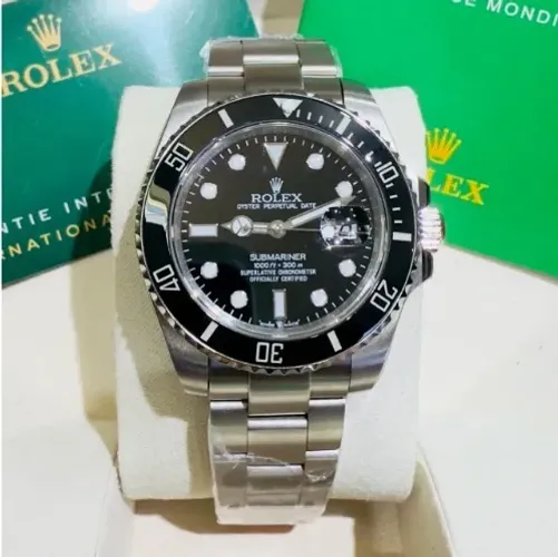 Relógio masculino submariner de luxo
