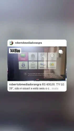 TV LG 29 polegadas não é smart