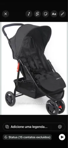 Carrinho de bebê Cosco 