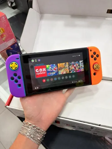 Nintendo Switch v2 desbloqueio 128gb -- faço envio OLX