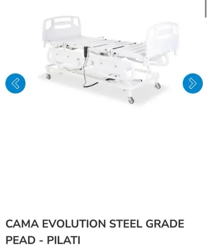 Cama motorizada Evolution 3mov Steel 89cm x 198cm cab e grade pead pilati