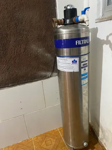 Filtro central de água