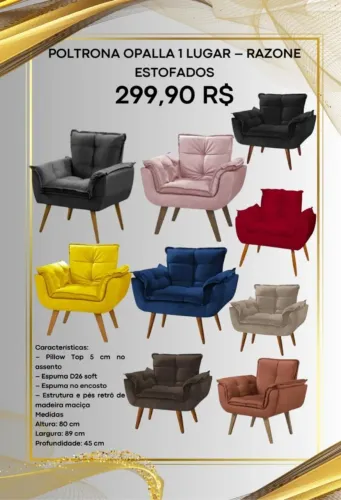 Poltrona Opalla (Pague na entrega)
