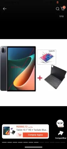 TABLET COM TECLADO