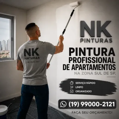 PINTURA PROFISSIONAL DE APARTAMENTO