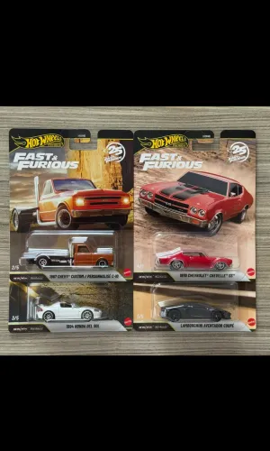 Hot Wheels Fast and Furious 2026 - 4 minis