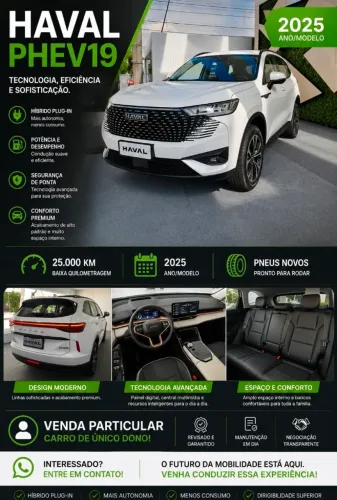 GWM Haval Phev19 1.5 16V Híbrido Aut. 2025