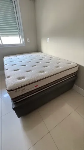 Conjunto Cama Box Baú + Colchão Herval