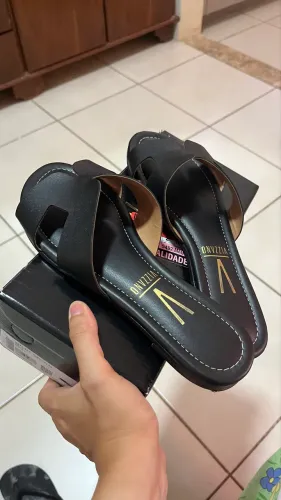 Sandália rasteira Vizzano NOVA tam 37