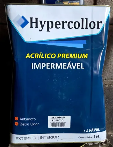 Tintas nas cores Branco Neve e Algodão Egípcio