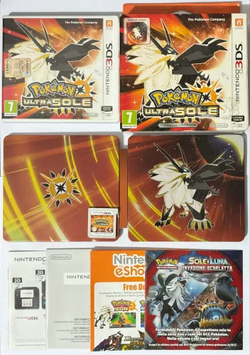 Pokémon Ultra Sun limited Edition Big Box com steelbook Nintendo 3Ds