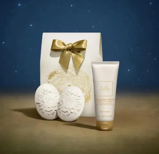 Kit boticário lyly hidratante +sabonete 
