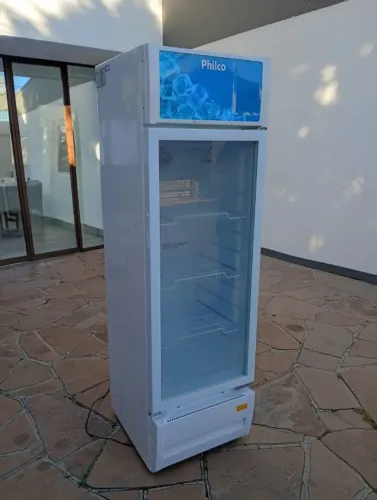 Geladeira Vertical Refrigerador Expositor Philco 211 Litros Branco - Quase Novo - Pouquíss