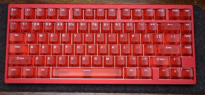 Teclado em Aluminio Magnetico Irok MG75 Pro Red - Novo