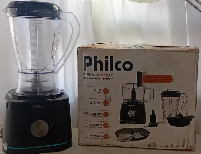 Multiprocessador Philco PMP11A Linha Concept 1000W 5 em 1 - Novo na Caixa