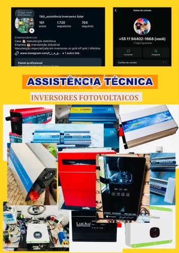 Manutenção em inversores solares e veicular 