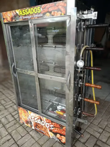 Máquina de frango assado de assar frango frangueira forno a gás